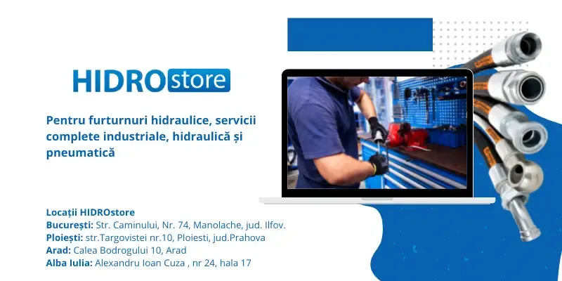 Servicii industriale pentru furtunuri hidraulice HIDROstore